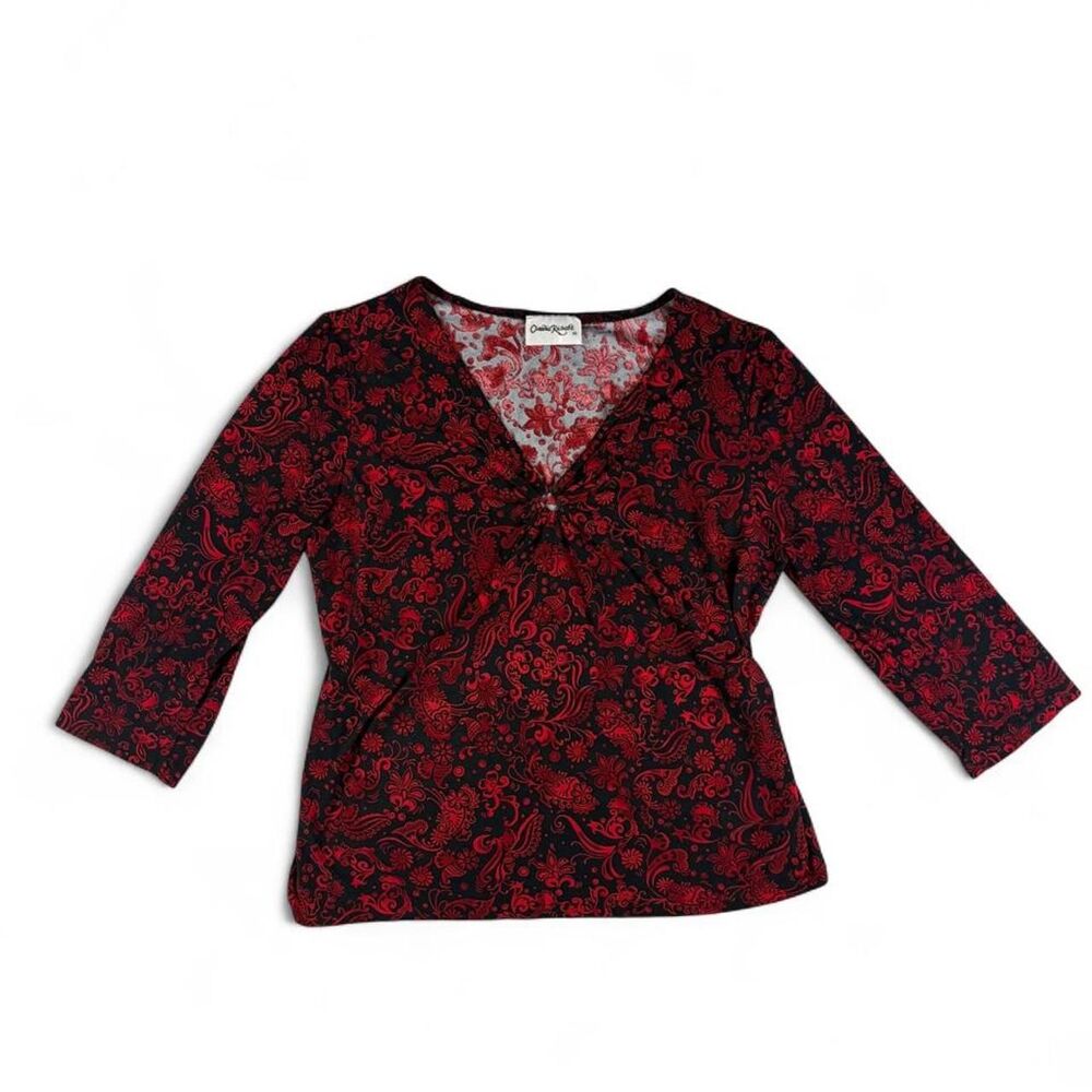 vintage Whimsygoth dark academia o-ring babydoll top